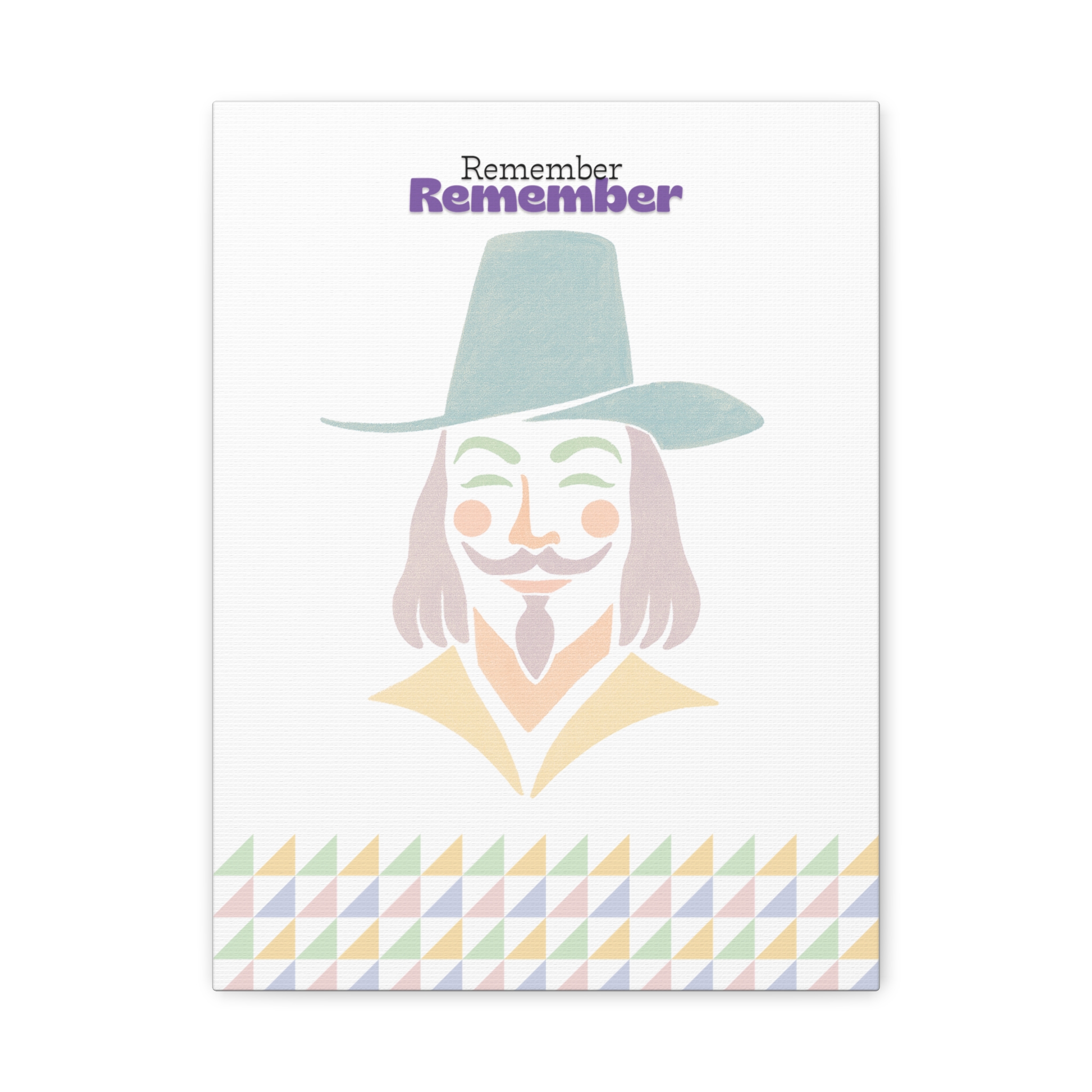 Guy Fawkes Pastel Portrait | Bonfire Night Wall Art | Historical Figure Print | British Heritage Artwork by Echo Print Lab - Image 2