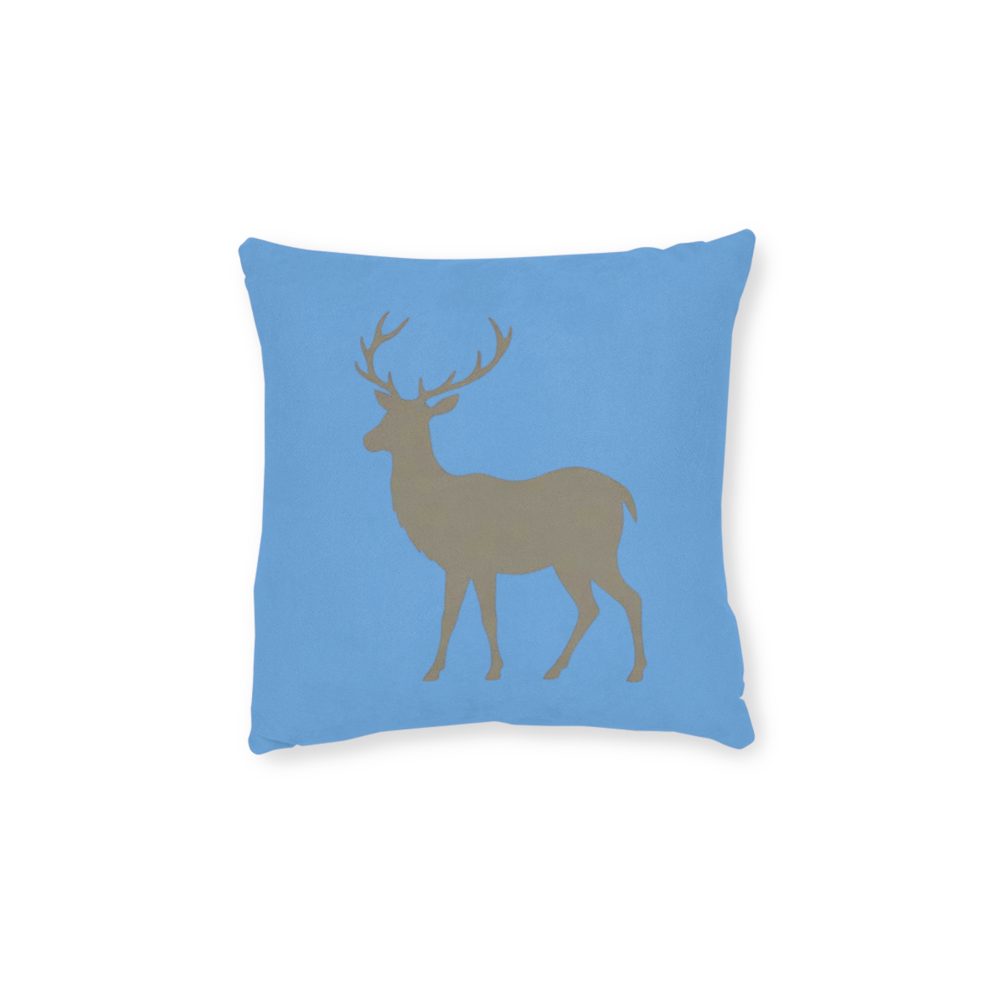 Deer Silhouette Square Pillow – Rustic Lodge Throw Pillow for Cabin, Living Room & Holiday Decor - Image 5
