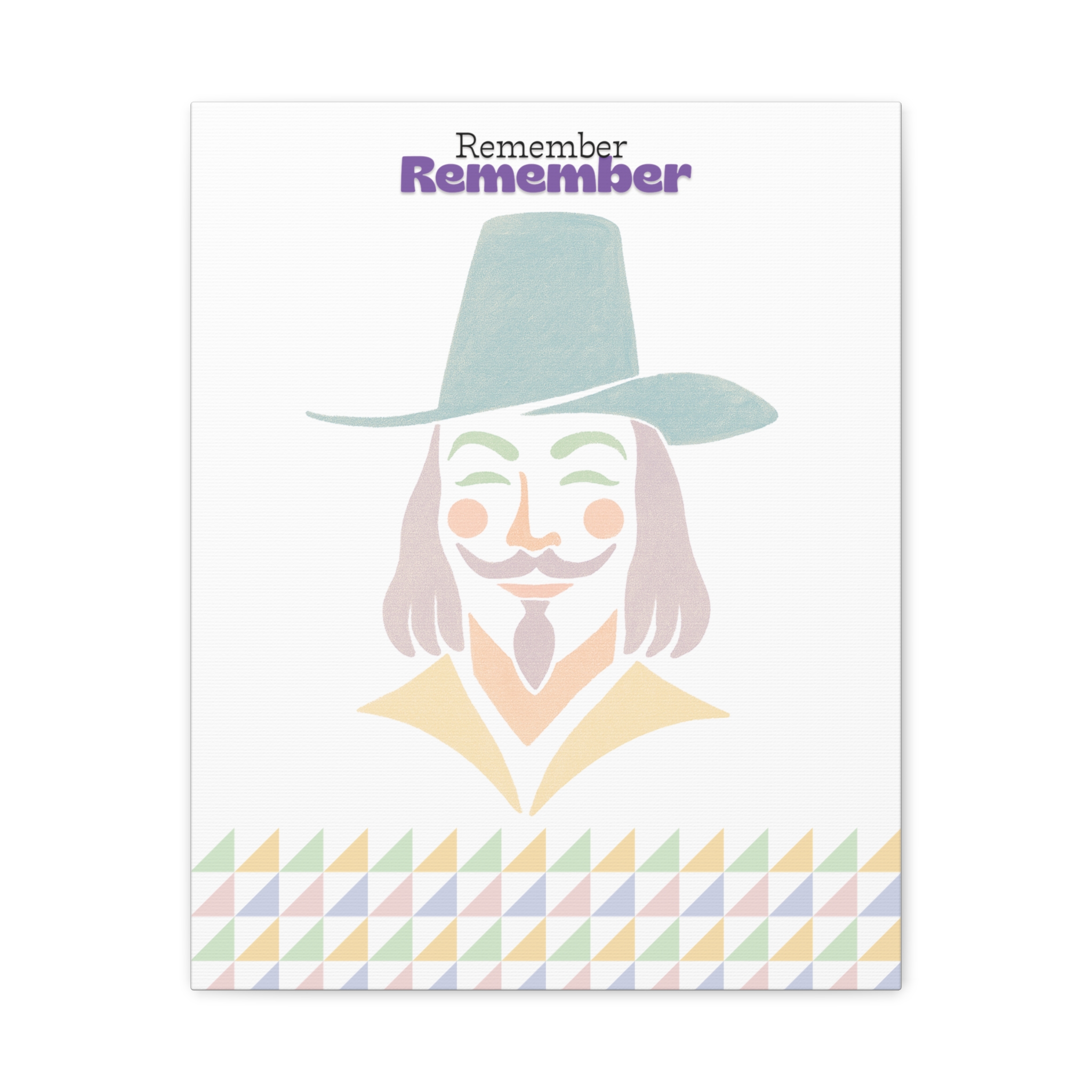 Guy Fawkes Pastel Portrait | Bonfire Night Wall Art | Historical Figure Print | British Heritage Artwork by Echo Print Lab - Image 4