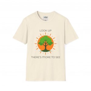 Minimal Look Up T-Shirt | Nature-Inspired Design | Mindful Living | EchoPrintLab