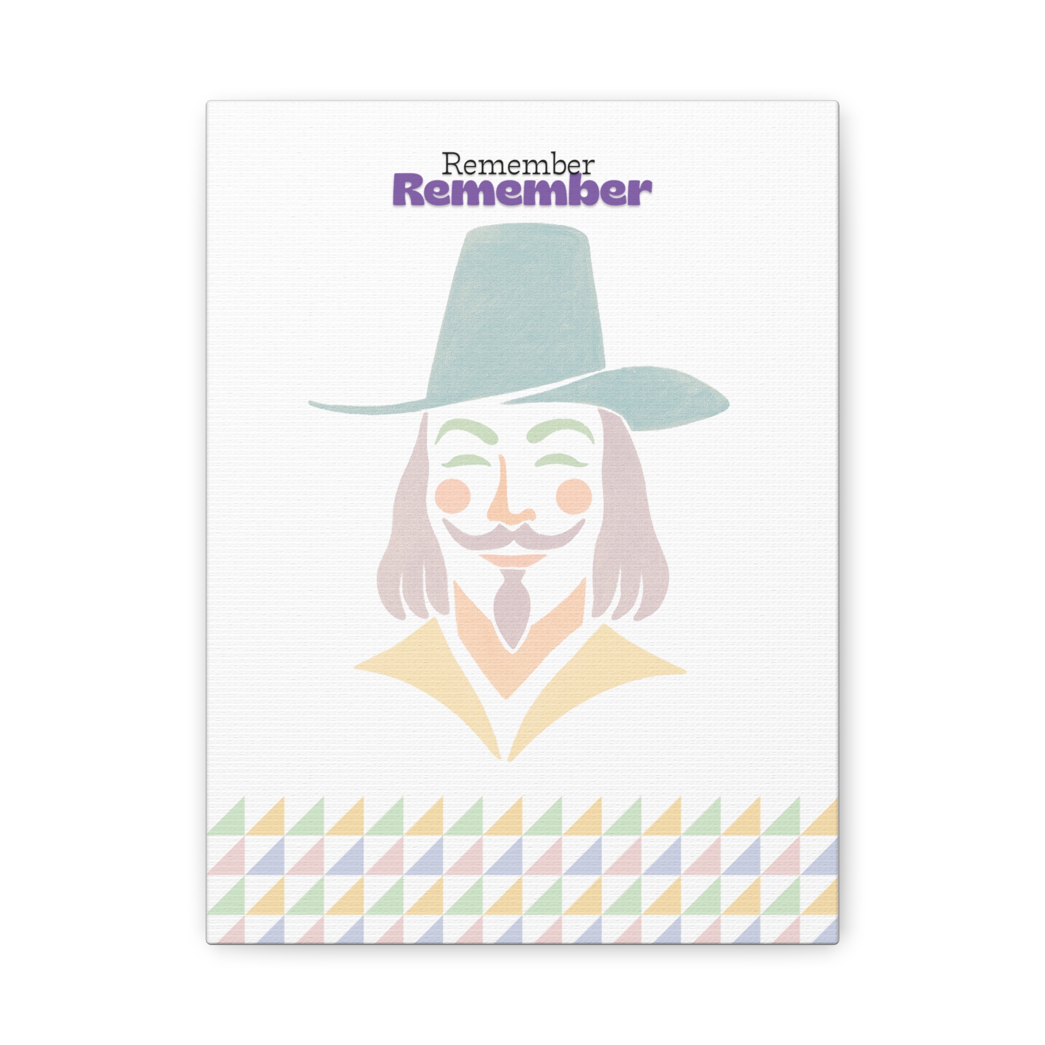 Guy Fawkes Pastel Portrait | Bonfire Night Wall Art | Historical Figure Print | British Heritage Artwork by Echo Print Lab