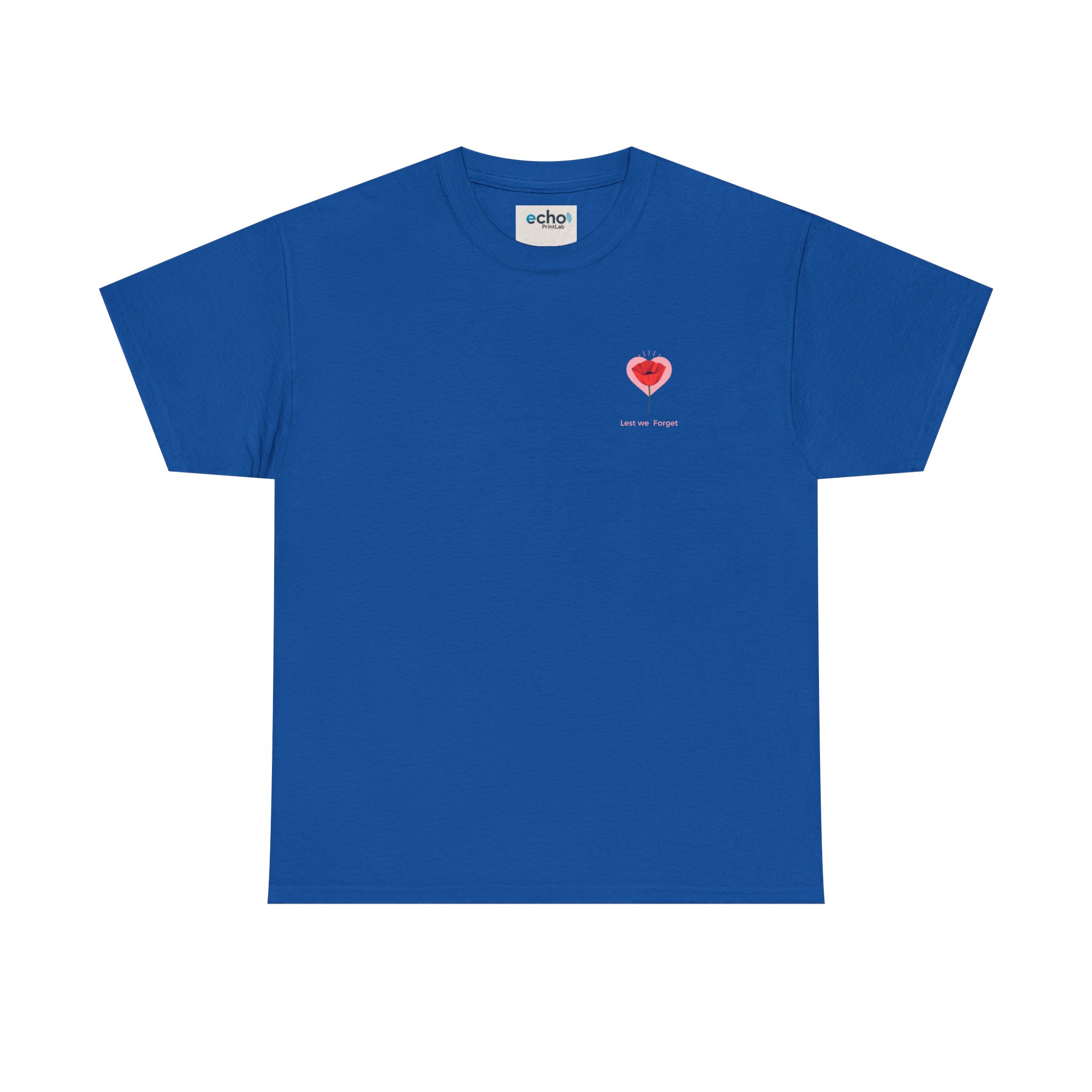 Remembrance Poppy T-Shirt | Minimal Design | All Profits Donated to the Royal British Legion